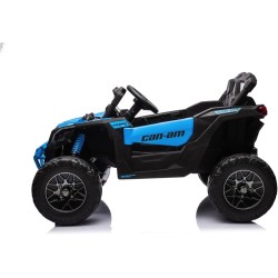Auto Elettrica Bambini Can-Am Maverick 24V Blu 1-5 Anni Telecomando 2x200W