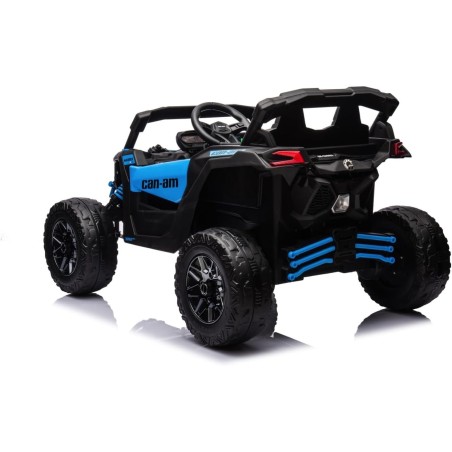 Auto Elettrica Bambini Can-Am Maverick 24V Blu 1-5 Anni Telecomando 2x200W