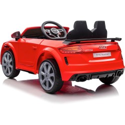 Auto Elettrica Bambini Audi TT RS 12V Rossa 1-4 Anni Telecomando Tappetini