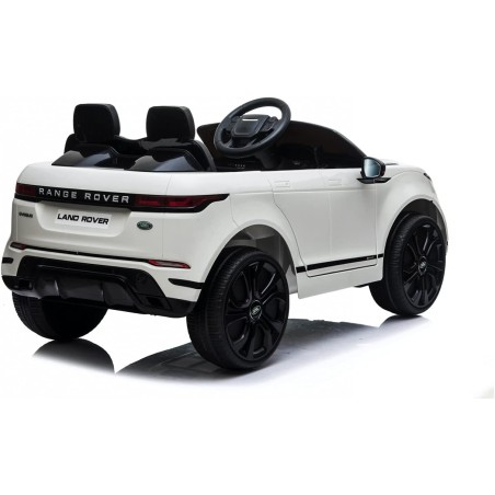 Auto Elettrica Bambini Range Rover Evoque 12V Bianca Telecomando LED MP3