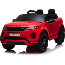 Auto Elettrica Bambini Range Rover Evoque 12V Rossa Telecomando LED MP3