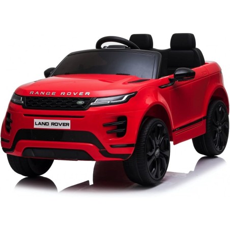 Auto Elettrica Bambini Range Rover Evoque 12V Rossa Telecomando LED MP3