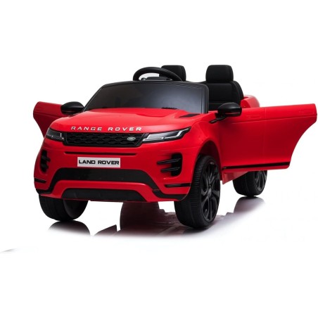 Auto Elettrica Bambini Range Rover Evoque 12V Rossa Telecomando LED MP3
