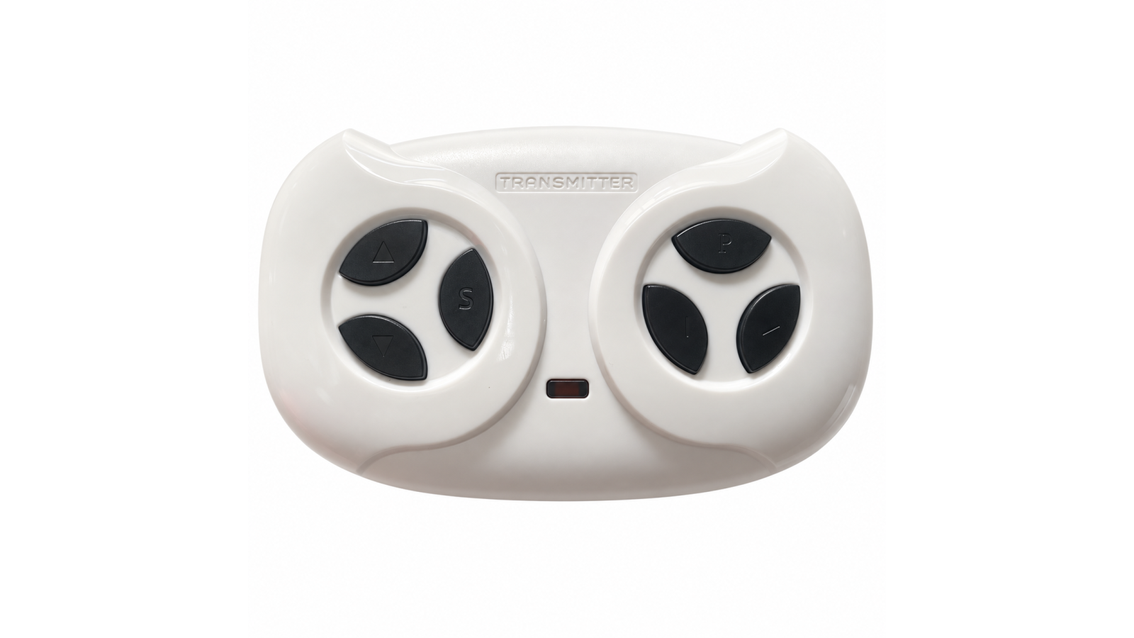 Telecomando ToysCar JR1602FCC REMOTE01 bianco con tasti neri - vista frontale