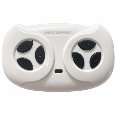 Telecomando ToysCar JR1602FCC REMOTE01 bianco con tasti neri - vista frontale