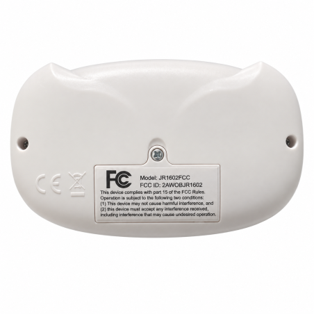 Retro telecomando ToysCar REMOTE01 con etichetta modello JR1602FCC