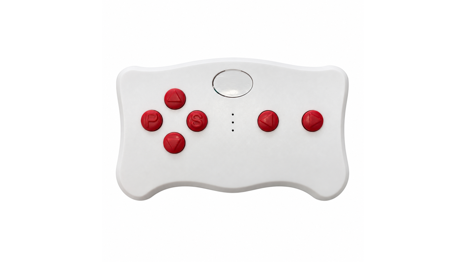 Telecomando ToysCar TX10 REMOTE02 bianco con tasti rossi - vista frontale
