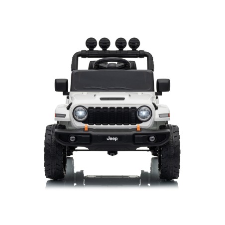 Auto Elettrica Bambini Jeep Wrangler Rubicon 12V Bianca Telecomando
