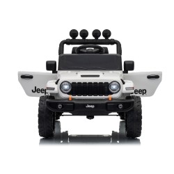 Auto Elettrica Bambini Jeep Wrangler Rubicon 12V Bianca Telecomando