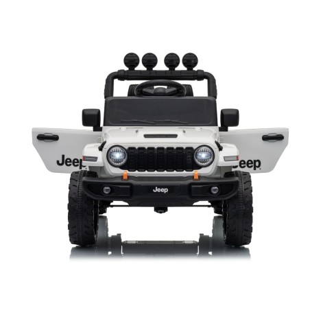 Auto Elettrica Bambini Jeep Wrangler Rubicon 12V Bianca Telecomando