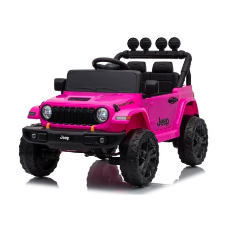 Auto Elettrica Bambini Jeep Wrangler Rubicon 12V Rosa Telecomando