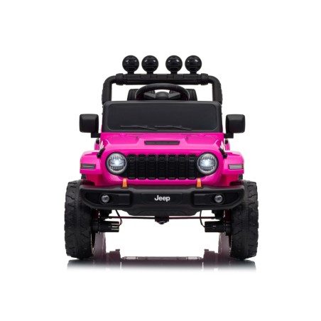 Auto Elettrica Bambini Jeep Wrangler Rubicon 12V Rosa Telecomando