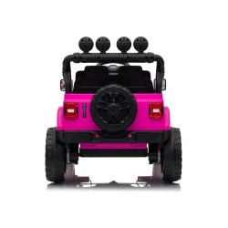Auto Elettrica Bambini Jeep Wrangler Rubicon 12V Rosa Telecomando