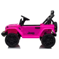Auto Elettrica Bambini Jeep Wrangler Rubicon 12V Rosa Telecomando