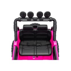 Auto Elettrica Bambini Jeep Wrangler Rubicon 12V Rosa Telecomando
