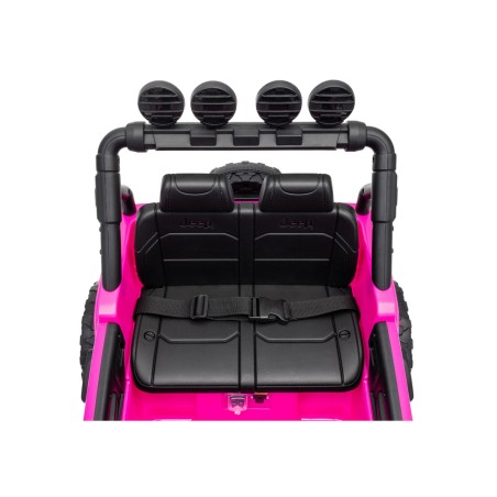 Auto Elettrica Bambini Jeep Wrangler Rubicon 12V Rosa Telecomando