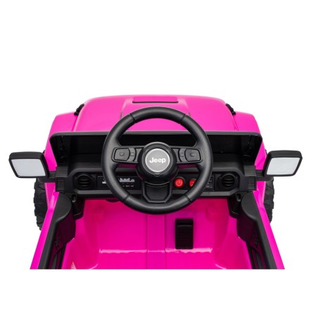 Auto Elettrica Bambini Jeep Wrangler Rubicon 12V Rosa Telecomando