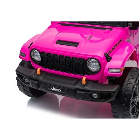 Auto Elettrica Bambini Jeep Wrangler Rubicon 12V Rosa Telecomando