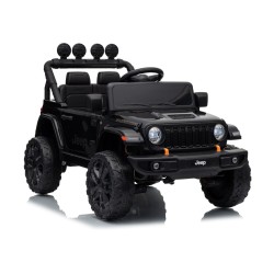 Auto Elettrica Bambini Jeep Wrangler Rubicon 12V Nera Telecomando