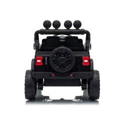 Auto Elettrica Bambini Jeep Wrangler Rubicon 12V Nera Telecomando