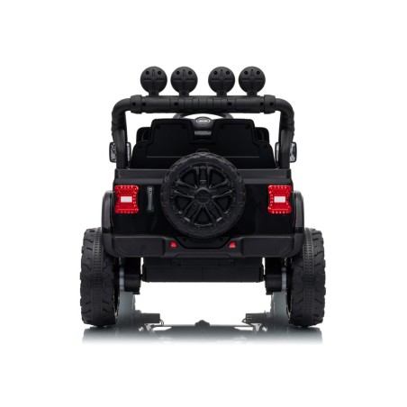 Auto Elettrica Bambini Jeep Wrangler Rubicon 12V Nera Telecomando