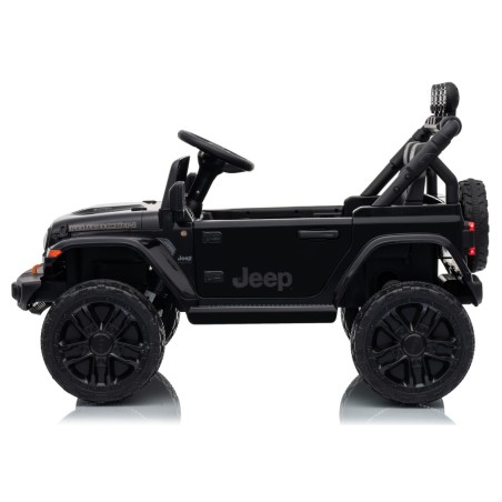 Auto Elettrica Bambini Jeep Wrangler Rubicon 12V Nera Telecomando