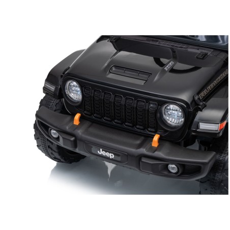 Auto Elettrica Bambini Jeep Wrangler Rubicon 12V Nera Telecomando