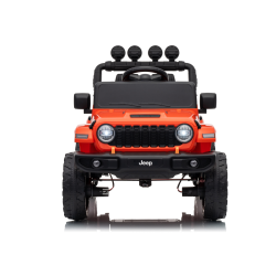 Auto Elettrica Bambini Jeep Wrangler Rubicon 12V Arancione Telecomando