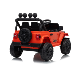 Auto Elettrica Bambini Jeep Wrangler Rubicon 12V Arancione Telecomando