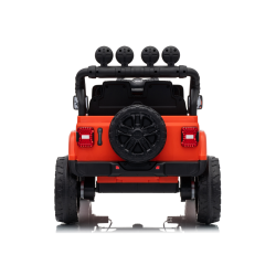 Auto Elettrica Bambini Jeep Wrangler Rubicon 12V Arancione Telecomando