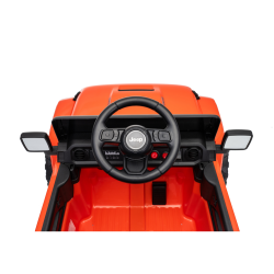 Auto Elettrica Bambini Jeep Wrangler Rubicon 12V Arancione Telecomando