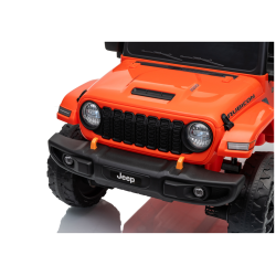 Auto Elettrica Bambini Jeep Wrangler Rubicon 12V Arancione Telecomando