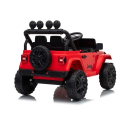 Auto Elettrica Bambini Jeep Wrangler Rubicon 12V Rossa Telecomando