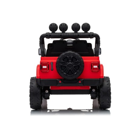 Auto Elettrica Bambini Jeep Wrangler Rubicon 12V Rossa Telecomando