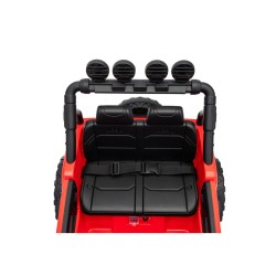 Auto Elettrica Bambini Jeep Wrangler Rubicon 12V Rossa Telecomando