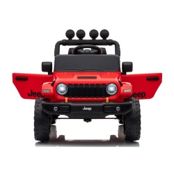Auto Elettrica Bambini Jeep Wrangler Rubicon 12V Rossa Telecomando