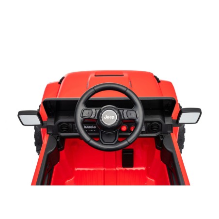 Auto Elettrica Bambini Jeep Wrangler Rubicon 12V Rossa Telecomando
