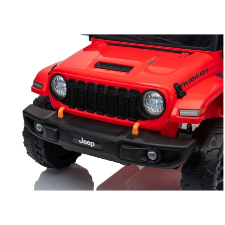 Auto Elettrica Bambini Jeep Wrangler Rubicon 12V Rossa Telecomando