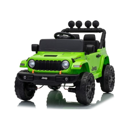 Auto Elettrica Bambini Jeep Wrangler Rubicon 12V Verde Telecomando