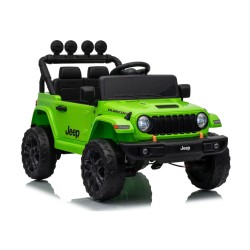Auto Elettrica Bambini Jeep Wrangler Rubicon 12V Verde Telecomando