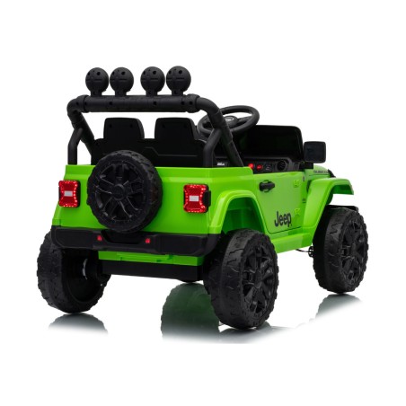 Auto Elettrica Bambini Jeep Wrangler Rubicon 12V Verde Telecomando