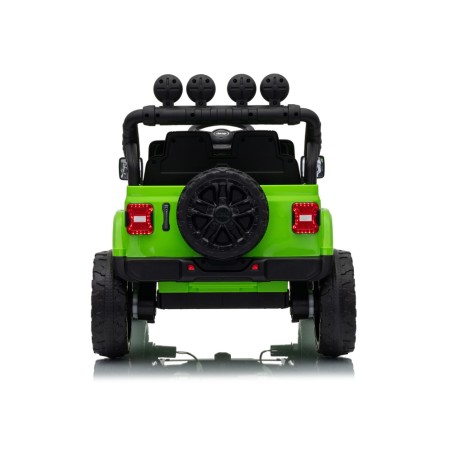 Auto Elettrica Bambini Jeep Wrangler Rubicon 12V Verde Telecomando