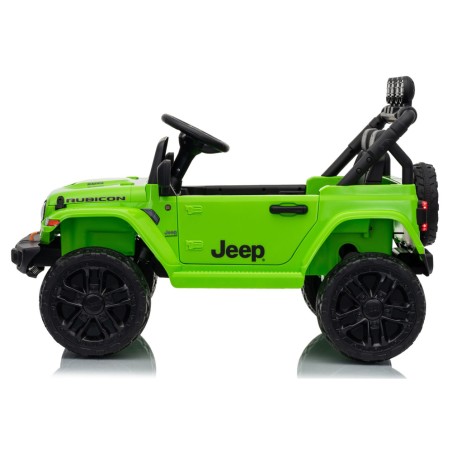 Auto Elettrica Bambini Jeep Wrangler Rubicon 12V Verde Telecomando