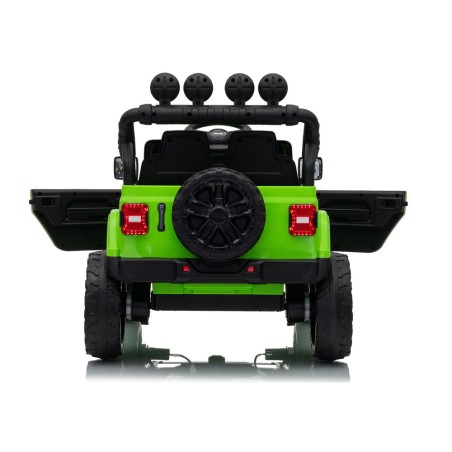 Auto Elettrica Bambini Jeep Wrangler Rubicon 12V Verde Telecomando
