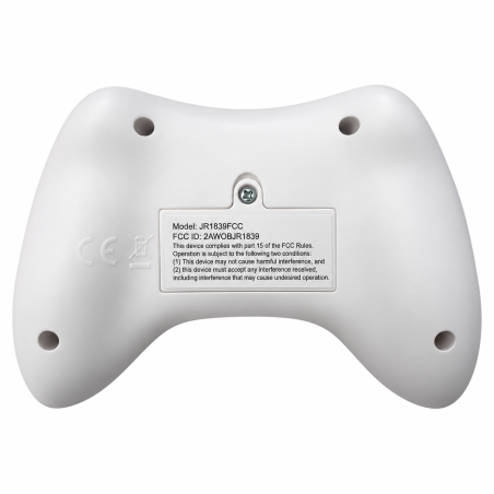 ToysCar Telecomando JR1839FCC di Ricambio per Auto Elettriche Bambini Bianco Tasti Neri