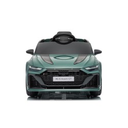 Auto Elettrica Bambini Audi RS6 Avant GT 12V VERDE 1-4 Anni Telecomando LED