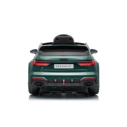 Auto Elettrica Bambini Audi RS6 Avant GT 12V VERDE 1-4 Anni Telecomando LED