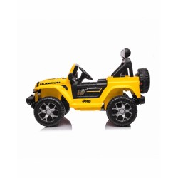 Auto Elettrica Bambini Jeep Wrangler Rubicon 12V Gialla Telecomando Full Optional