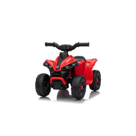 TOYSCAR Quad Elettrico Bambini Can-Am Renegade 12V Bluetooth MP3 Rosso