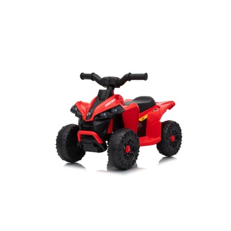 TOYSCAR Quad Elettrico Bambini Can-Am Renegade 12V Bluetooth MP3 Rosso